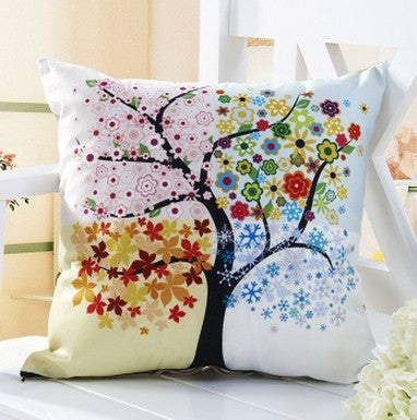 Online discount shop Australia - Decorative Throw Pillows Cushions without Insert Digital Printing Flower Fairy Bike Butterfly almofadas housse coussin