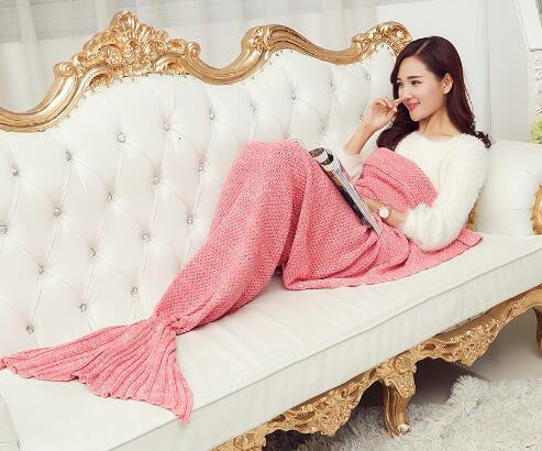 Online discount shop Australia - Creative Blanket Adult /child/baby Knit Cashmere TV Sofa Blanket