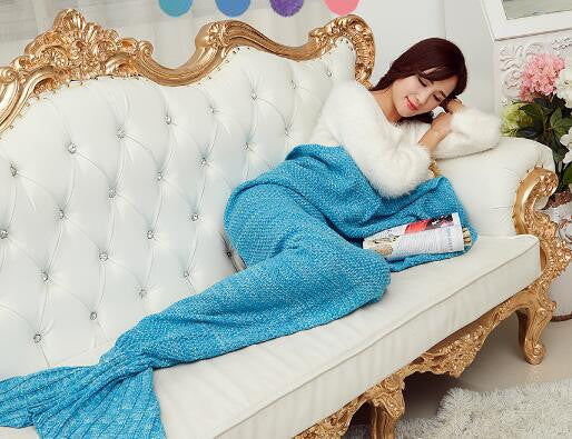 Online discount shop Australia - Creative Blanket Adult /child/baby Knit Cashmere TV Sofa Blanket