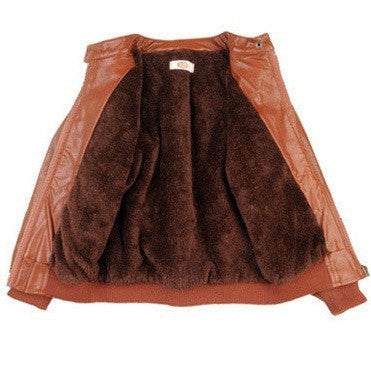 New Boys Coats Faux Leather Jackets 2 Colors Children Fashion Outerwear Spring & Autumn & Winter, MC031 - CelebritystyleFashion.com.au online clothing shop australia