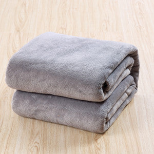 Online discount shop Australia - Flannel solid color Blanket air/sofa/bedding Throws soft Plaids flat Bedsheet 150*200cm 180*200cm 200*230cm 230*250cm