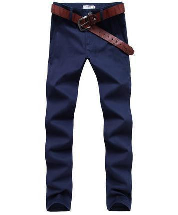Slim Korean men's casual pants Korean version of a solid color pants - CelebritystyleFashion.com.au online clothing shop australia