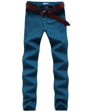 Slim Korean men's casual pants Korean version of a solid color pants - CelebritystyleFashion.com.au online clothing shop australia