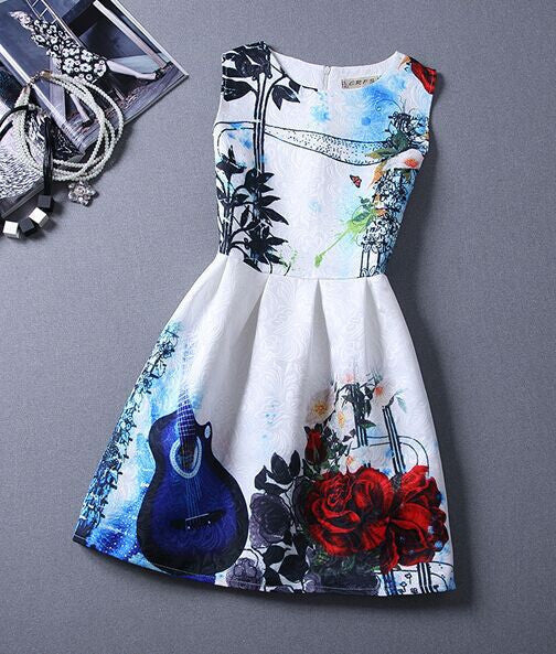 Online discount shop Australia - Big Stitching Lace Dress Sleeveless Vestidos Evening Mini Sexy Women Summer Dress