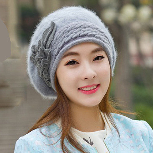 Online discount shop Australia - Beanies Women's Hats For Women Knitted Bonnet Caps Women's Hats Brand Ski Wool Fur Sports Beanie Skullies Hat