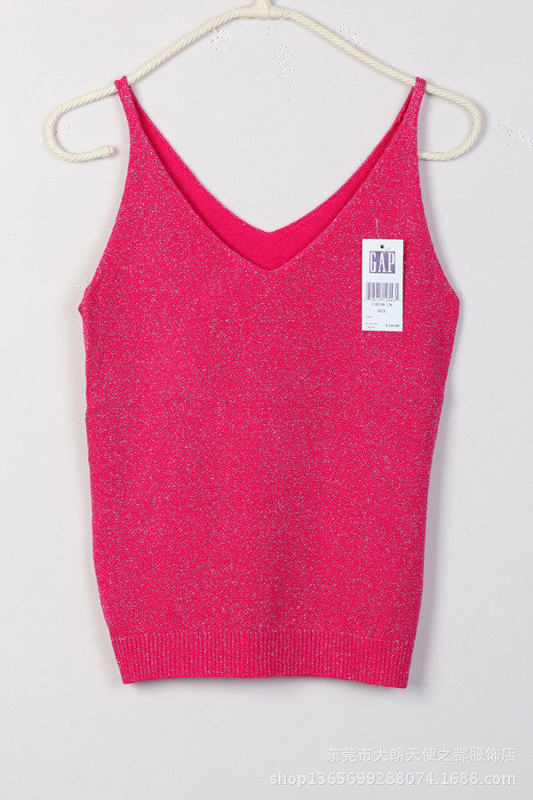 Ladies Multicolor Sleeveless Bodycon Women Cotton T-shirt Tank Top Women Vest Tops Women F823