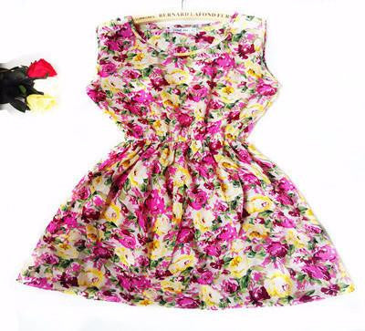 summer Black autumn slim Sleeveless Women casual Bohemian floral leopard sleeveless vest printed beach chiffon dress