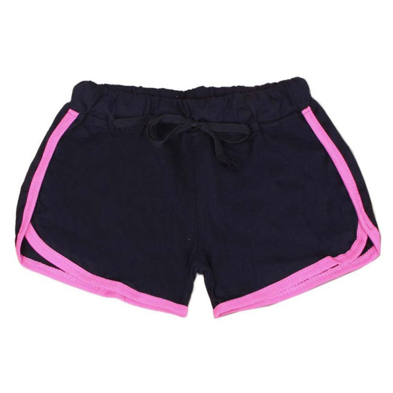 Online discount shop Australia - Exercise Wear for Women Casual Short Plus Size Cotton Black Short Ladies Workout High Waist Shorts