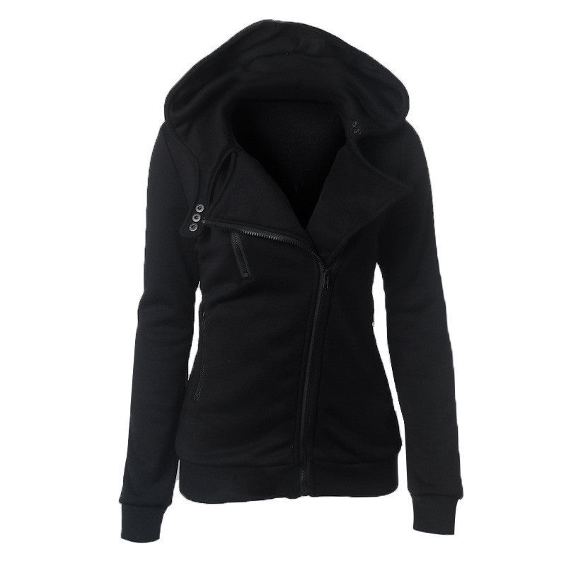 Women Sweatshirt Zipper Hooded Jacket Hoodie For Women Brand Women's Hoodie Solid Coat Hoodie Clothing