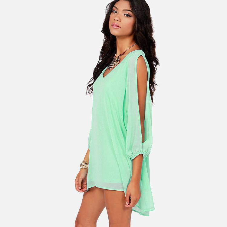Summer dress casual women dress chiffon vestido de festa robe summer style plus size women clothing casual dress female