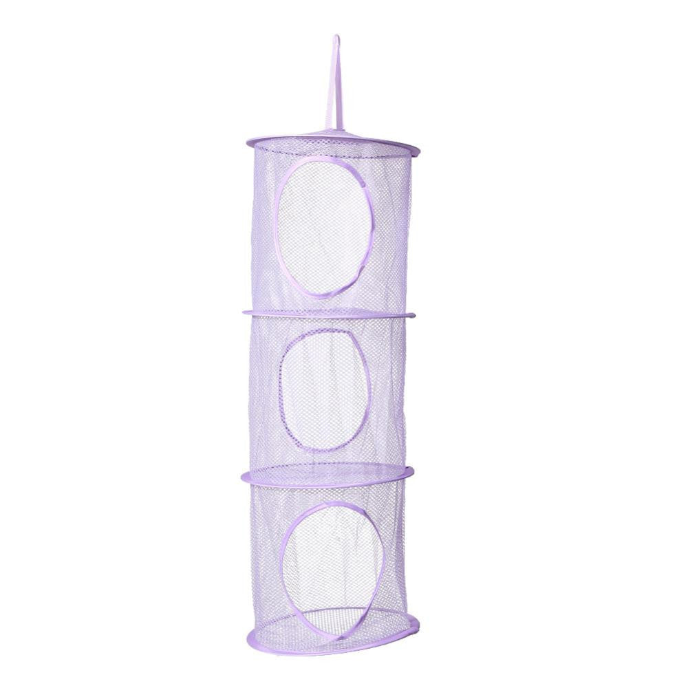 Online discount shop Australia - 3 Shelf Hanging Storage Net Kids Toy Organizer Bag Bedroom Wall Door Closet Organizers Basket for Toys