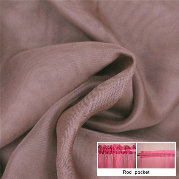 Online discount shop Australia - Fashion Tulle Window Screening Blinds Sheer Voile Curtain for Cafe Kitchen Living Room Balcony Decor