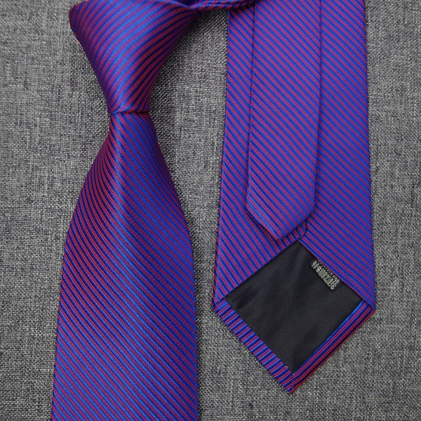 classic men business corbatas formal wedding tie 8cm stripe High men neck tie fashion shirt dress accessories LD-38