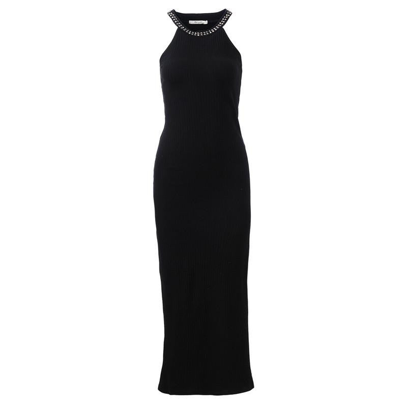 sleeveless cotton solid summer dresses casual O-neck women dress sexy and Solid Tank dresses WYQ-1366