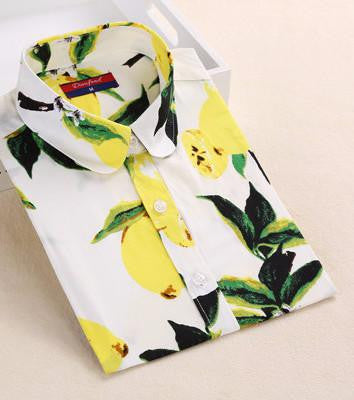 Shirt Women Blouses Long Sleeves Women Shirts Floral Cotton Tribal Print Blouses Vintage Women Tops