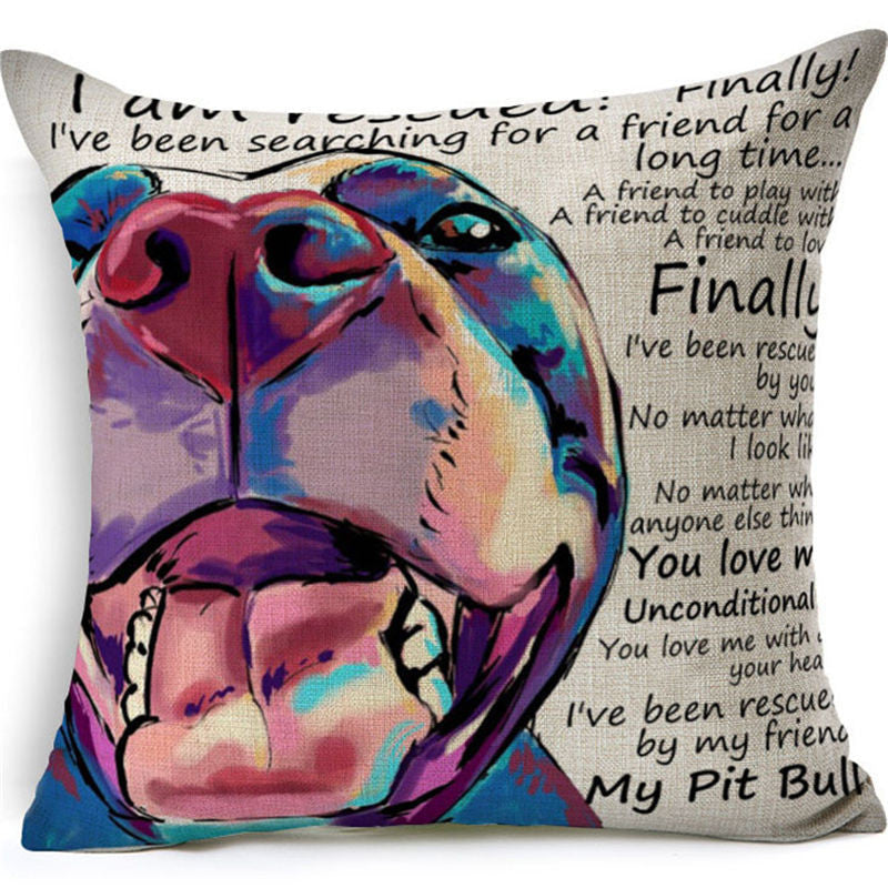 Online discount shop Australia - Colorful Dog Cushion Dachshund Throw Pillow Uncle Cat I WANT YOU Cushion Queen Dog Christmas Gift Pet Home Decorative Pillows