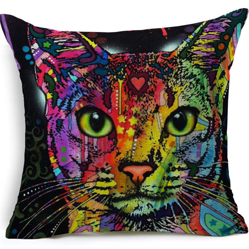 Online discount shop Australia - Colorful Dog Cushion Dachshund Throw Pillow Uncle Cat I WANT YOU Cushion Queen Dog Christmas Gift Pet Home Decorative Pillows