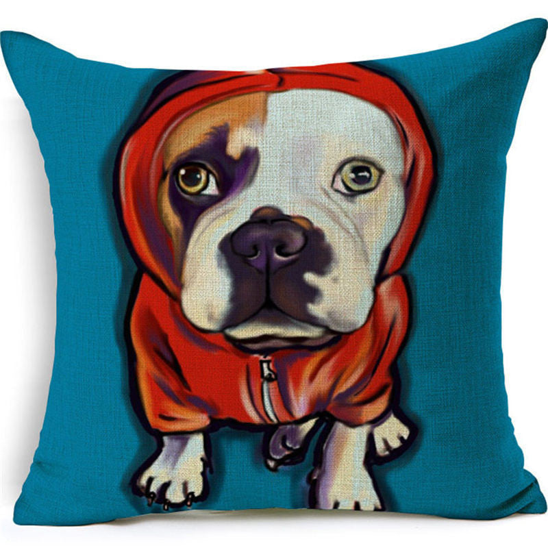 Online discount shop Australia - Colorful Dog Cushion Dachshund Throw Pillow Uncle Cat I WANT YOU Cushion Queen Dog Christmas Gift Pet Home Decorative Pillows