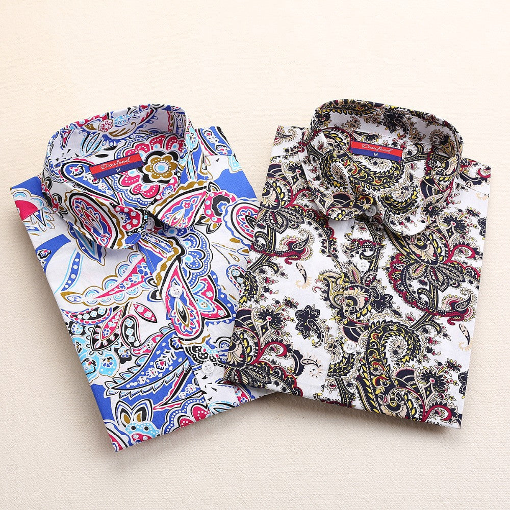 Online discount shop Australia - Blouse Shirt Women Long Sleeve Shirts women Cotton Casual Blouses Plus Size Women Clothing Blouse