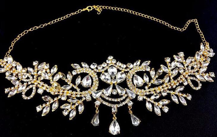 bridal Hairbands Crystal Headbands women Hair Jewelry Wedding accessories crystal Tiaras And Crowns Head Chain - CelebritystyleFashion.com.au online clothing shop australia
