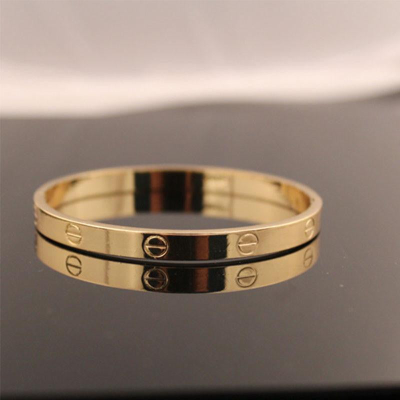 Trendy Rose Gold Silver Bracelet for Women Bangle Lover Bracelet Jewelry Titanium Love Bracelet Bangle Pulseiras H0009