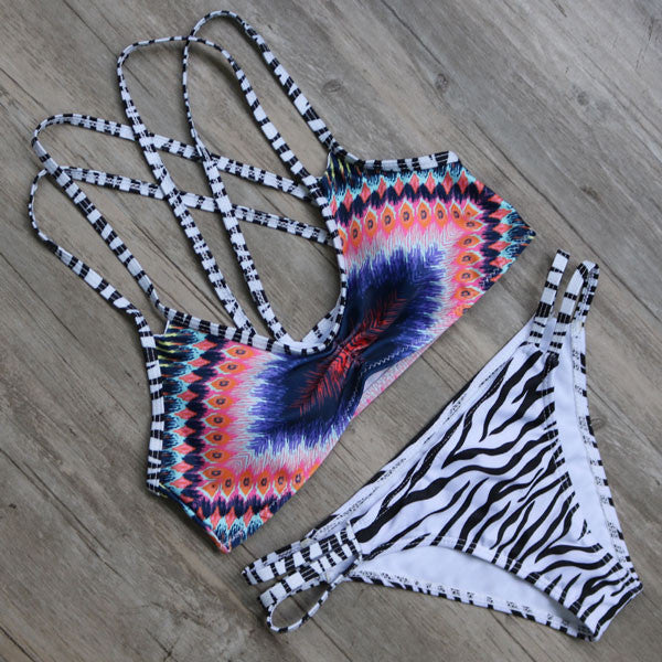 9 Color Sexy Bikini Swimwear Women Padded High Neck Swimsuit Push Up Summer Bathing Suit Beachwear Biquini maillot de bain - CelebritystyleFashion.com.au online clothing shop australia