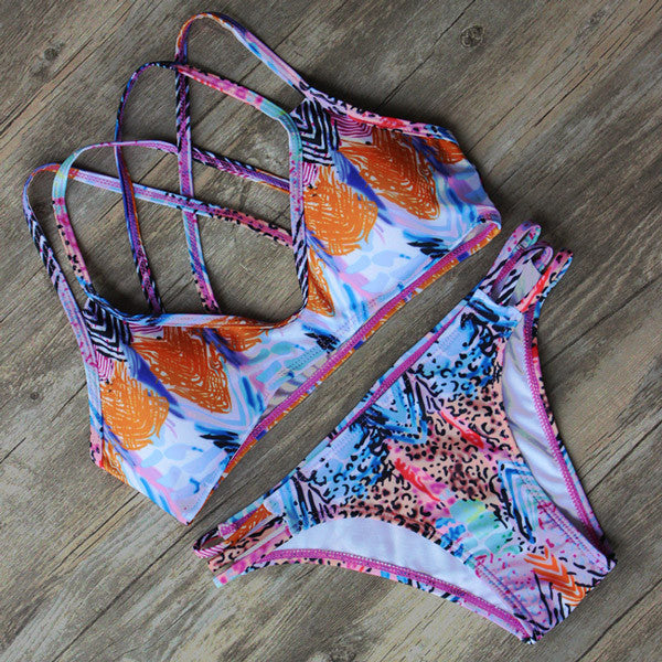 9 Color Sexy Bikini Swimwear Women Padded High Neck Swimsuit Push Up Summer Bathing Suit Beachwear Biquini maillot de bain - CelebritystyleFashion.com.au online clothing shop australia