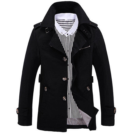 Online discount shop Australia - coat men jacket casual washed long outerwear & coats mens cotton jackets down parka 1306 m-5xl
