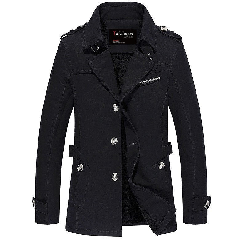 Online discount shop Australia - coat men jacket casual washed long outerwear & coats mens cotton jackets down parka 1306 m-5xl