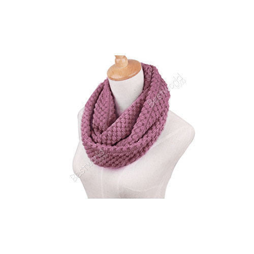Online discount shop Australia - Fashion Women Warm Knitted Neck 2 Circle Wool Cowl Snood Long Scarf Shawl Scarfs Women Knitted Long Ring Scarf