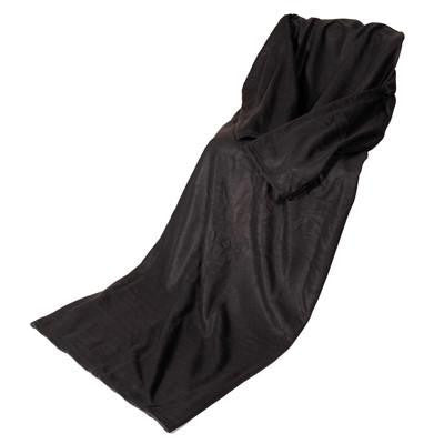Supper Home Warm Fleece Blanket Robe Cloak With Sleeves