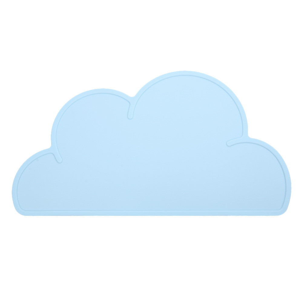 Online discount shop Australia - 47*27cm Waterproof Silicone Placemat Bar Mat Baby Kids Cloud Shaped Plate Mat Table Mat Set Home Kitchen Pads