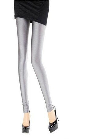 Online discount shop Australia - Neon Leggings New Autum Solid Candy Cotton Leggins For Women Fashion Slim Workout Pants Push Up Thin Leggins HDDK0022