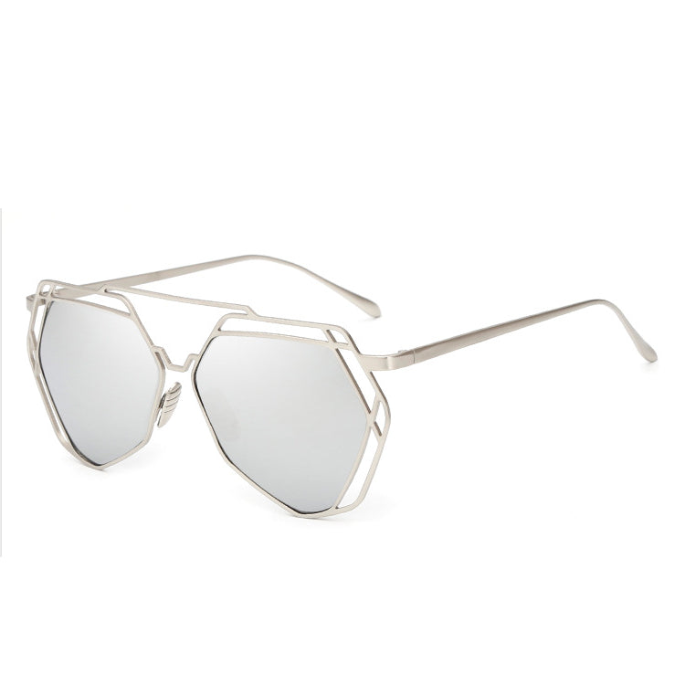 Brand Designer New Big Mirror Sunglasses Women Hexagon Lovers Hippie Ladies Sunglasses UV400 Pilot Rose Gold Sun Glasses - CelebritystyleFashion.com.au online clothing shop australia
