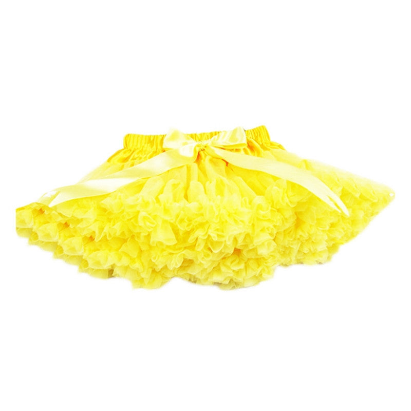 Girls Fluffy 2-18 Years Chiffon Pettiskirt Solid Colors tutu skirts girl Dance Skirt Christmas Tulle Petticoat - CelebritystyleFashion.com.au online clothing shop australia