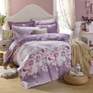 Online discount shop Australia - bedding sets 4pcs stripe duvet quilt cover for king queen full twin size bedclothes 100%cotton cartoon bed linen kids bedsheet