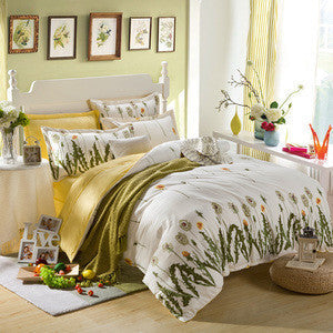 Online discount shop Australia - bedding sets 4pcs stripe duvet quilt cover for king queen full twin size bedclothes 100%cotton cartoon bed linen kids bedsheet