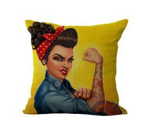 Super Creative American Cartoon Fashion Girl Pillow For Sofa / Car Cushion Home Decorate Pillows Cushions