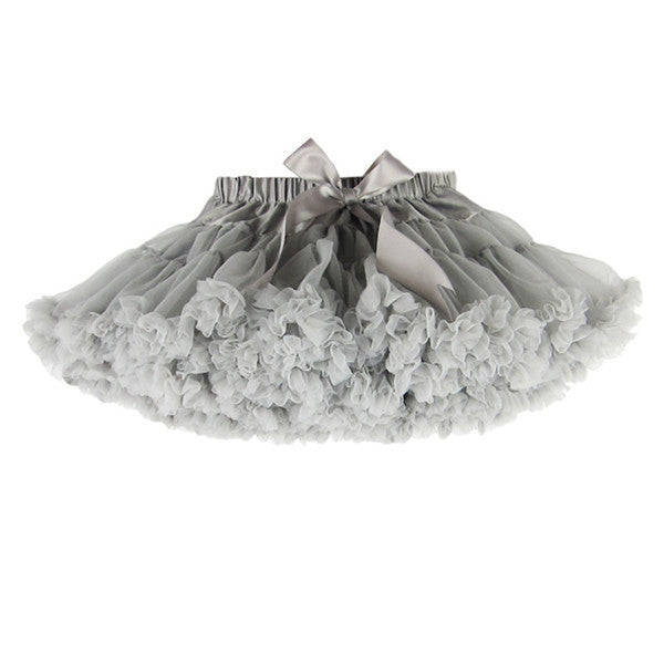 Girls Fluffy 2-18 Years Chiffon Pettiskirt Solid Colors tutu skirts girl Dance Skirt Christmas Tulle Petticoat - CelebritystyleFashion.com.au online clothing shop australia