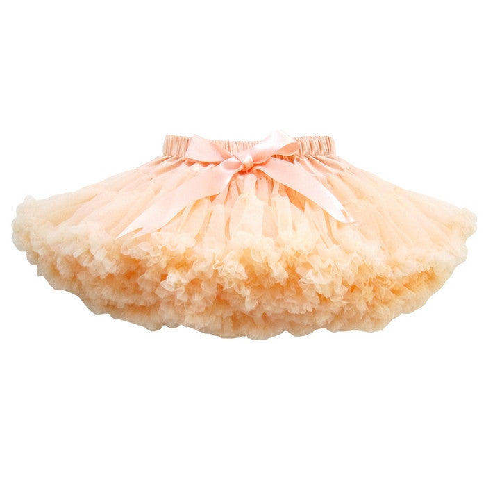 Girls Fluffy 2-18 Years Chiffon Pettiskirt Solid Colors tutu skirts girl Dance Skirt Christmas Tulle Petticoat - CelebritystyleFashion.com.au online clothing shop australia