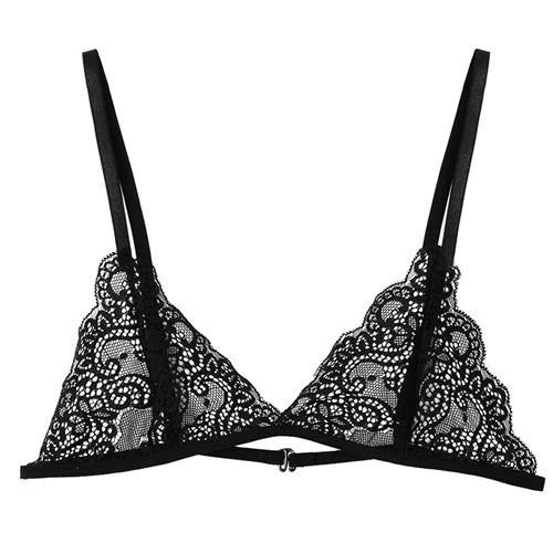 Women Ladies Floral Lace Bustier Crop Top Strappy Crochet Bra Camisole Cropped Halter Tank Tops Z1