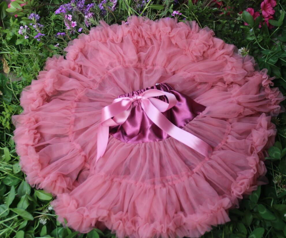 Fashion Fluffy Chiffon Pettiskirts tutu Baby Girls Skirts Princess skirt dance wear Party clothes 12M-10T - CelebritystyleFashion.com.au online clothing shop australia