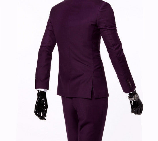 Online discount shop Australia - boutique men suit sets / Men's two button Blazers suit+vest+jacket pants
