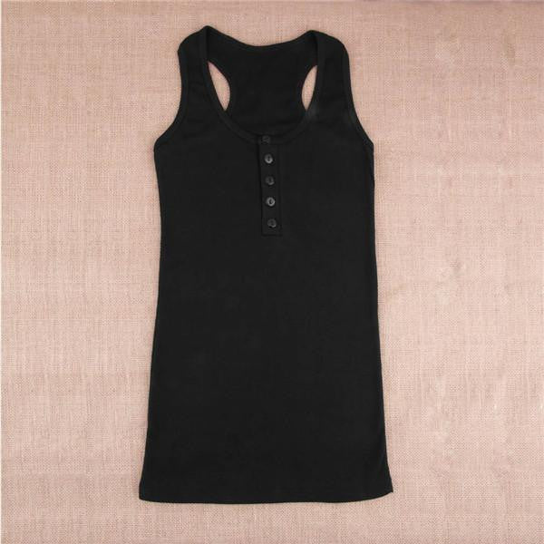 Online discount shop Australia - New arrival women's tanks cotton knitted tank top women fashion sexy tops female top white black vest