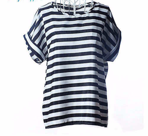 Online discount shop Australia - Colorful Apparel Print O-Neck Tropical Chiffon Women Blouses Short Batwing Sleeve Plus Size Shirt Body