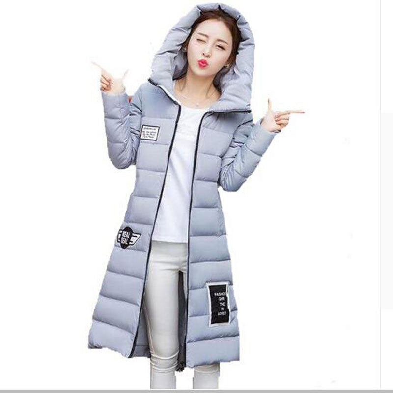 Online discount shop Australia - New   Jacket Women Hooded Thicken Coat Female fashion Warm Outwear Cotton-Padded Long Wadded Jacket Down Coat Parka