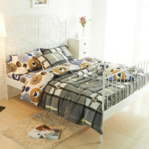 Online discount shop Australia - Bedding Set Queen Full Size Bedlinen (1pc comforter case+1pc bedsheet+2pc pillowcases) 4pc Duvet Cover Sets