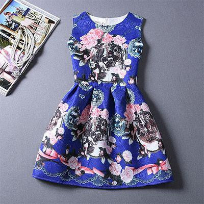 Women Dress O-Neck Sleeveless Short Dress Elegant Summer Dress Party Dresses
