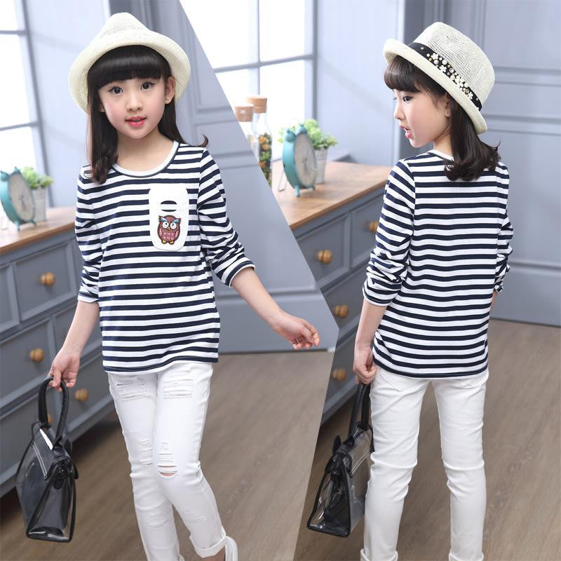 Childrens Designer Cartoon Girls Clothes Wear Teens Tops for Girls Brand Kids' Things Children's T-shirts Vetement Fille - CelebritystyleFashion.com.au online clothing shop australia