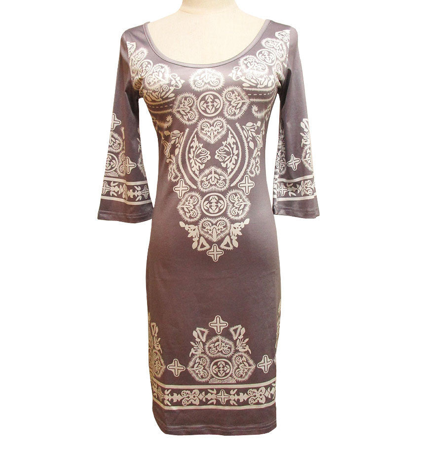 Online discount shop Australia - New Arrival Quality Europe And American Style Casual Print Fashion Elastic Sheath Women Summer Mini Dress Plus Size